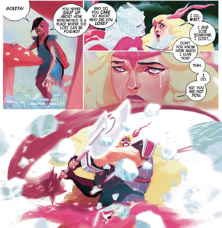 Illustration for article titled Weirdworld #4 tells a personal story of grief in a whimsical fantasy land